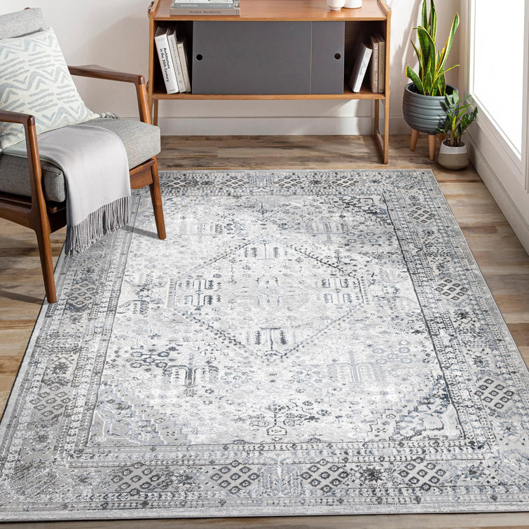 Latitude Vive Astaria Grey/White Rug Wayfair.co.uk